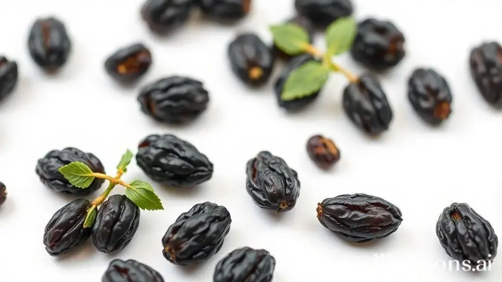 Uva Passa Preta: Guia Completo para Aproveitar Todos os Benefícios 1 Uva Passa Preta